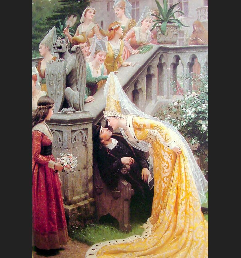 Edmund Blair Leighton Alain Chartier